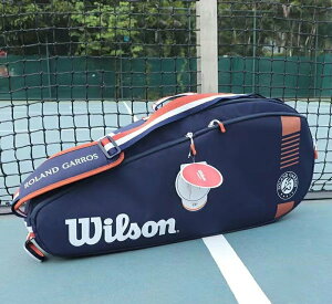 威爾勝wilson 3支裝網球包法網限量版雙肩包男女款運動包大容量
