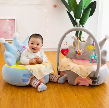 倉庫現貨清出 嬰兒學坐椅6個月練習坐立神器安全防摔喂飯寶寶小沙發座椅成長椅
