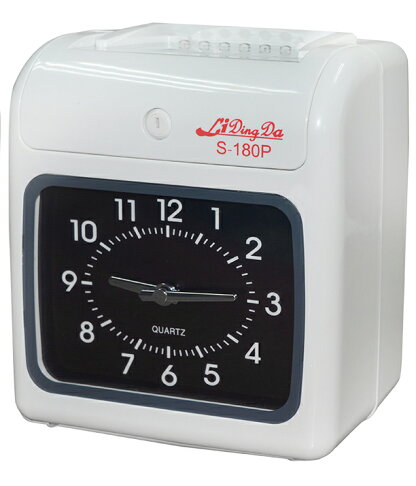 【Li Ding Da】180型六欄位打卡鐘【液晶跟指針兩種選擇】【加送50張卡片跟5人卡架】 1