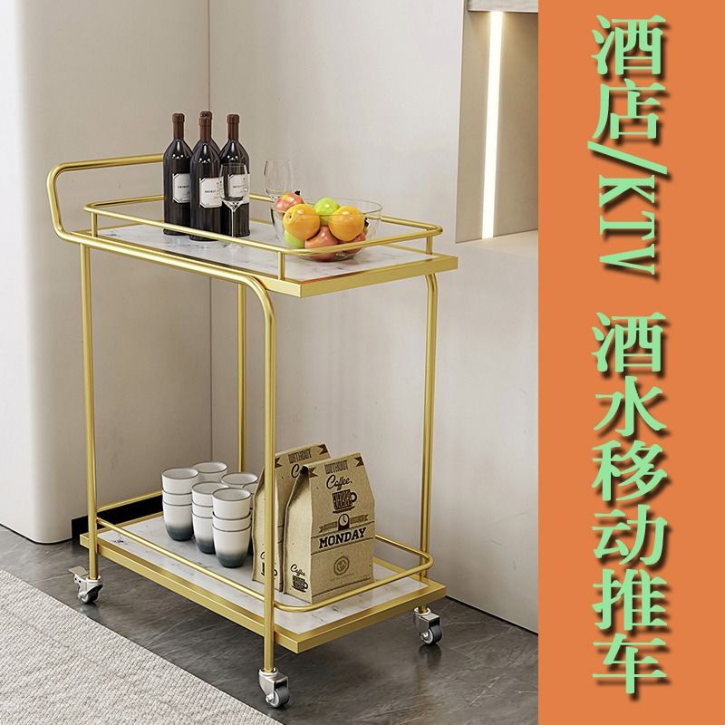 免運/可開發票 送餐車 小推車 茶水車 收納車 酒店餐廳餐車商用移動餐邊小推車蛋糕置物架手推車送餐茶水車家用 快速出貨
