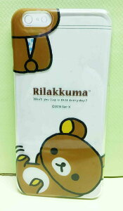 【震撼精品百貨】Rilakkuma San-X 拉拉熊懶懶熊 IPONE 6 PLUS手機殼-側躺圖案 震撼日式精品百貨