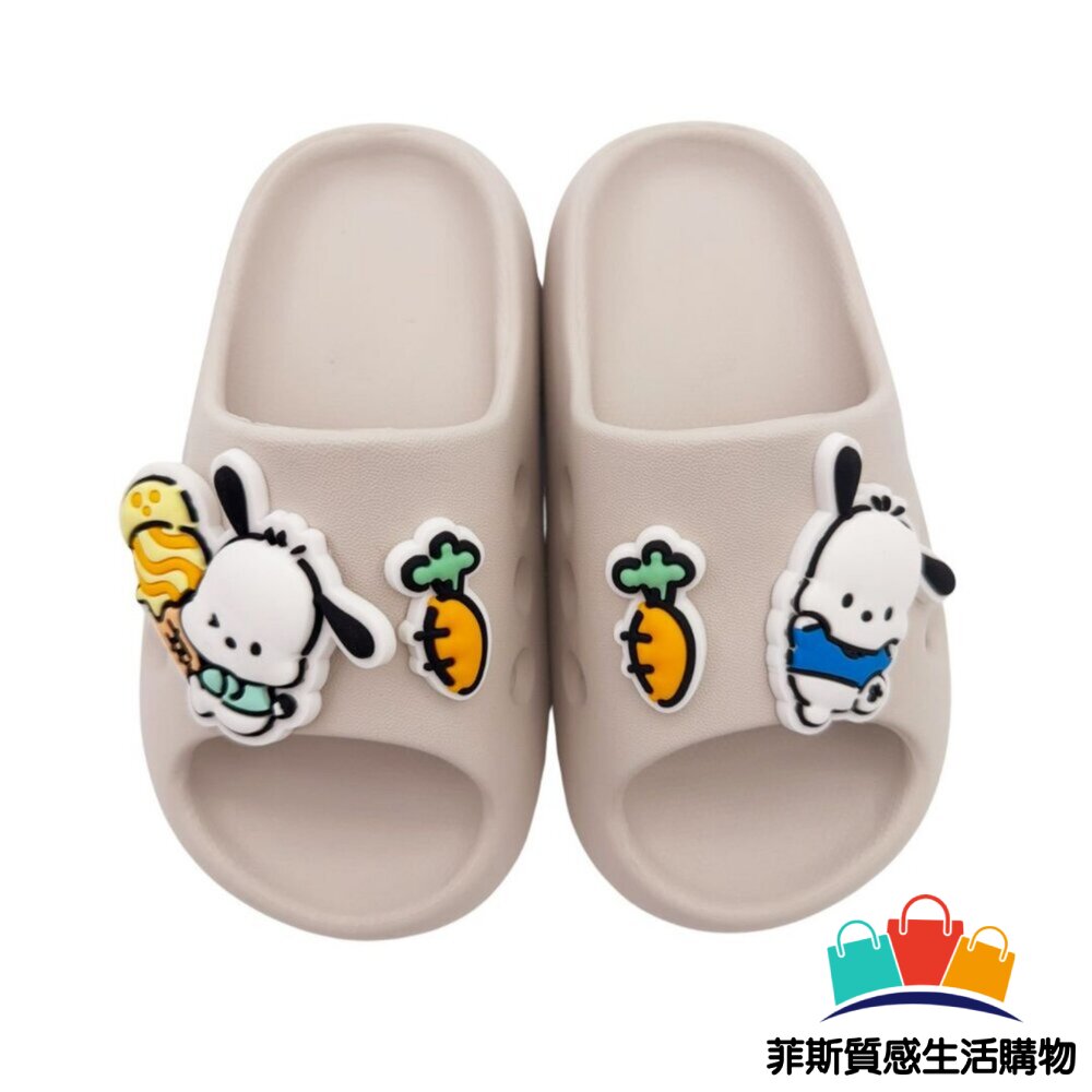 正版授權帕恰狗拖鞋 - 童鞋 PC狗 SANRIO三麗鷗 卡通童鞋 三麗鷗 女童鞋 女大童 三麗鷗童鞋 嬰幼童鞋 ポチャッコ 幼稚園 中大童鞋 女中童 拖鞋 SANRIO 幼兒園拖鞋 Pochacco