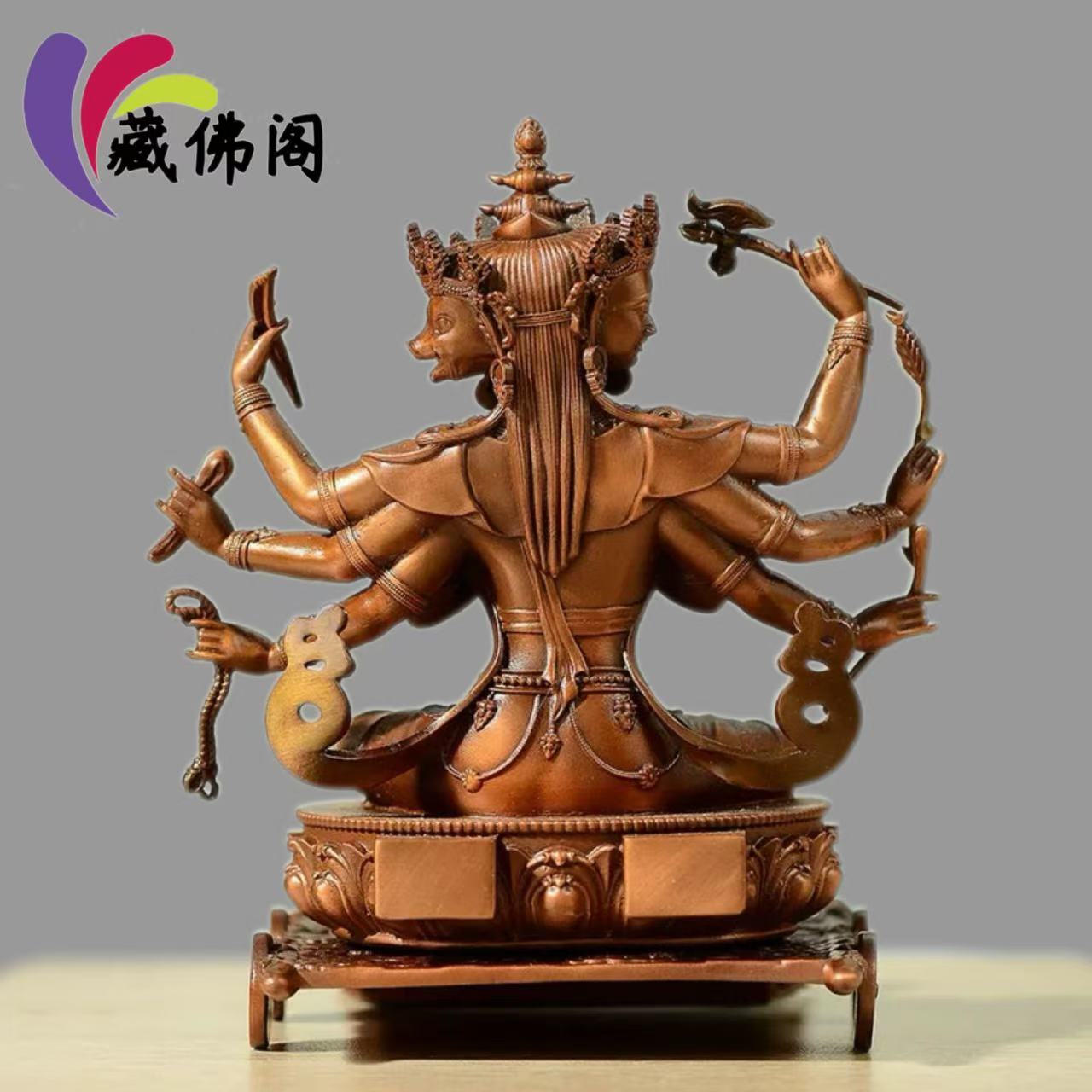 修縁堂】摩利支天 菩薩様 青銅着色 密教法具 修縁堂】摩利支天 菩薩様