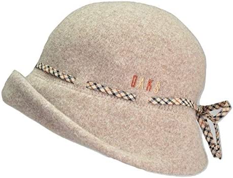 DAKS【日本代購】羊毛女士帽 秋冬款 日本製 米色 - D8115