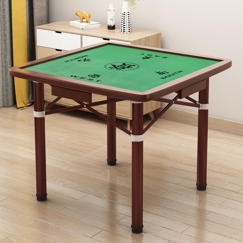工廠直銷 免運 麻將桌 餐桌 折疊桌 簡易折疊麻將桌棋牌桌宿舍餐桌戶外便攜飯桌兩用桌面家用手動雀臺