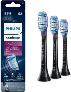 【日本代購】Philips 飛利浦 電動牙刷 替換刷頭 軟毛 HX9053/96 黑色 (3個)