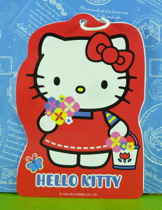 【震撼精品百貨】Hello Kitty 凱蒂貓 迷你著色本 紅花【共1款】 震撼日式精品百貨