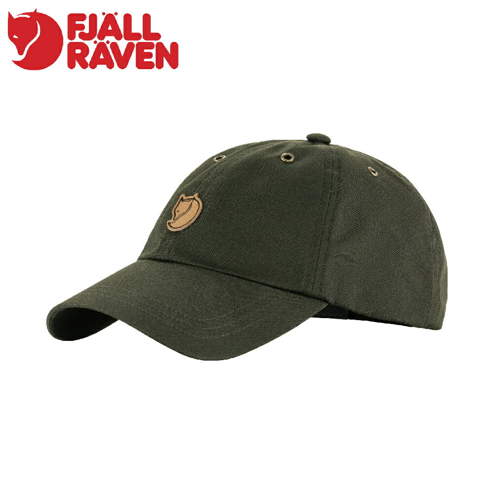 【Fjallraven 小狐狸 Vidda 棒球帽《深森綠》】F77357/鴨舌帽/防曬帽