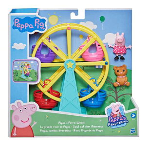 《 HASBRO 孩之寶》Peppa Pig 粉紅豬小妹 佩佩豬歡樂摩天輪遊戲組 東喬精品百貨