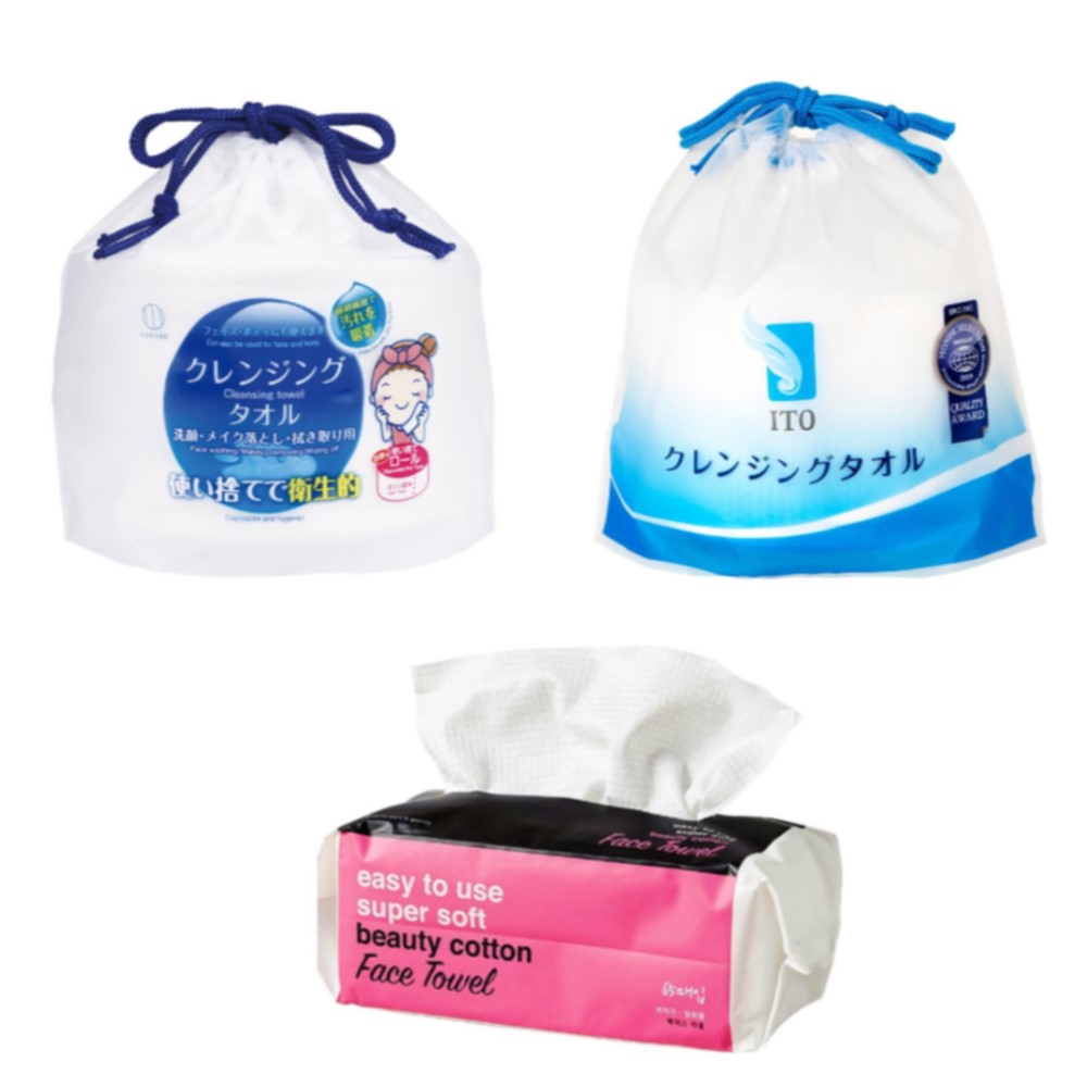 日本 ITO艾特柔 KOKUBO小久保 捲筒式 韓國 케이아이 KI 抽取式 乾濕二用 美容巾 一次性 洗臉巾【領券滿額再折千11/30止】 1