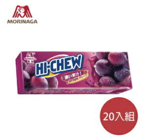 【森永】森永嗨啾軟糖(葡萄/草莓/水蜜桃/奇異果)-35g x20入組