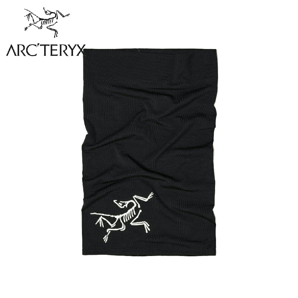 【ARC'TERYX 始祖鳥 Satoro羊毛圍脖《黑/絹絲白》】X000009937/帽子/口罩/圍巾/眼罩/萬用魔術頭巾