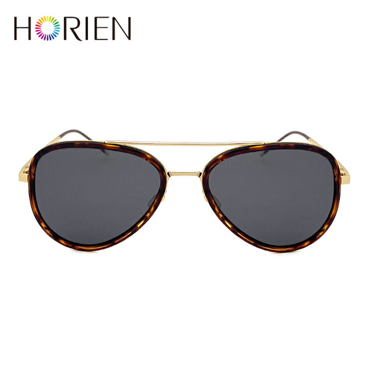HORIEN海儷恩 經典傳奇復古飛行員偏光太陽眼鏡 玳瑁茶 抗UV400 (N 6518 TD53) 5