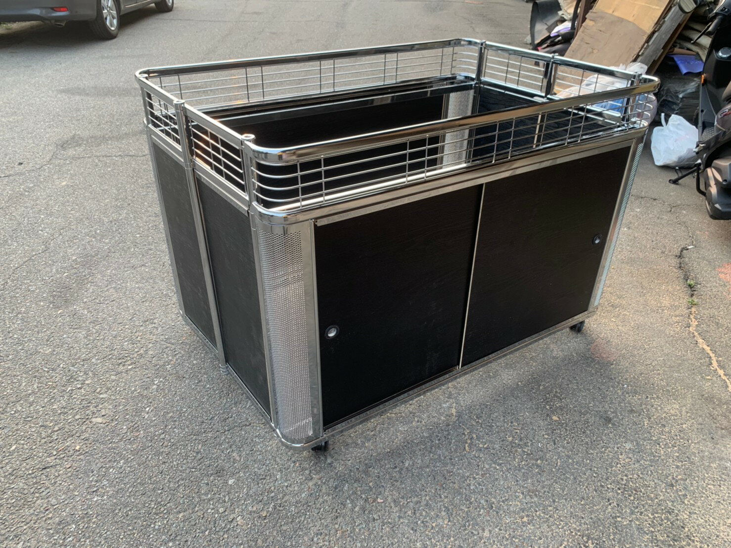 木紋系列拍賣車/花車/販賣台 2種顏色、2種尺寸可選(長120cm) 3