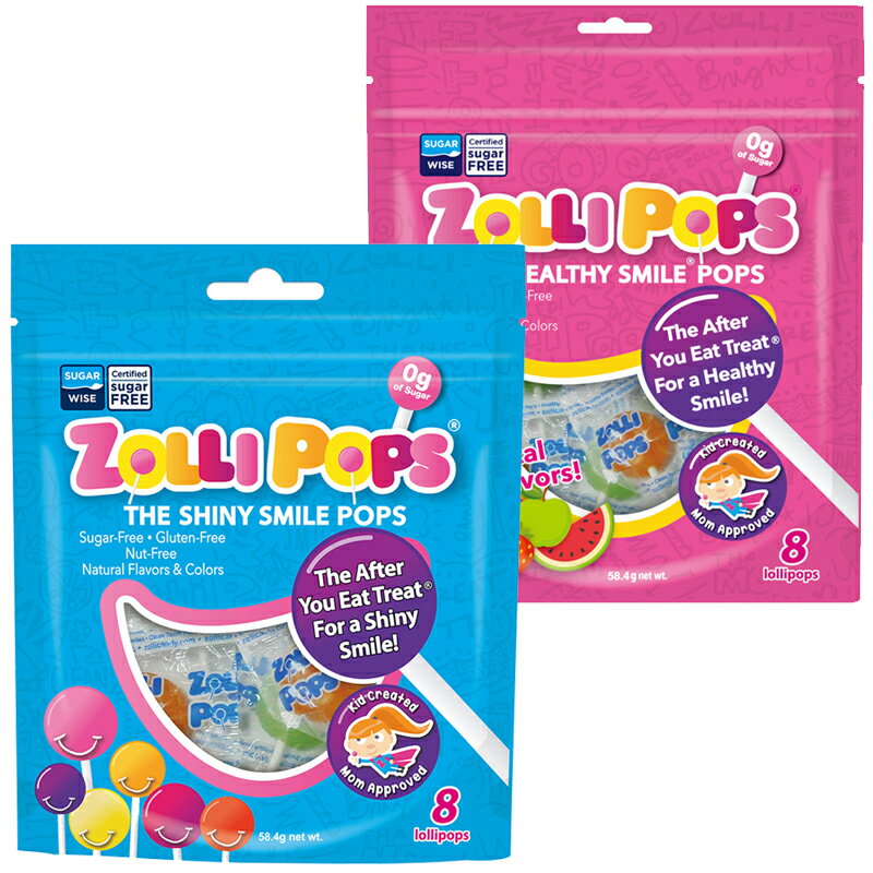 Zollipops 木糖醇 無糖棒棒糖 美國 兒童棒棒糖 綜合水果 熱帶水果 棒棒糖 寶寶零食 2917