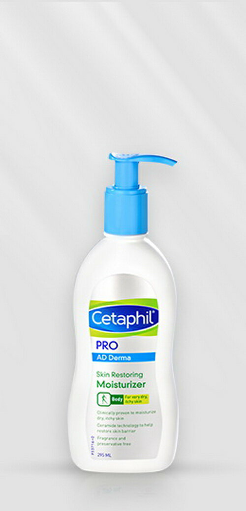 Cetaphil舒特膚 AD益膚康修復滋養乳液 (295mL/瓶) 效期2023/01