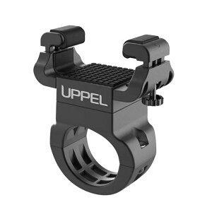 【日本代購】UPPEL 自行車手機支架迷你手機支架適用於 MTB 自行車 360 度可旋轉騎行手機支架手機支架 31.8 毫米