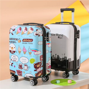 新款时尚儿童拉杆箱18寸卡通行李箱包学生旅行箱万向轮登机箱韩版