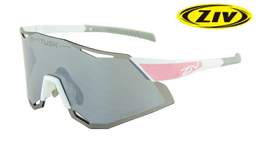 《台南悠活運動家》ZIV-188 TUSK 亮白框 + 抗UV400、防霧 戶外 登山 自行車 太陽眼鏡 運動眼鏡