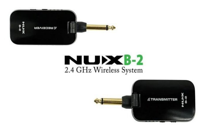 Nux B-2 2.4GHZ 無線導線 電木吉他/電吉他/電貝斯 Bass/ 鍵盤無線訊號發射器/接收器【唐尼樂器】