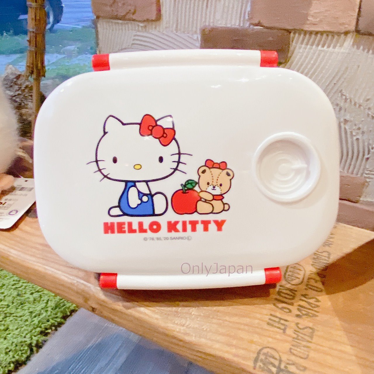 真愛日本 日本製 真空密封盒 扣式保鮮盒 600ML 凱蒂貓kitty 小熊 紅 保鮮盒 密封容器 便當盒 餐盒 飯盒 水果盒