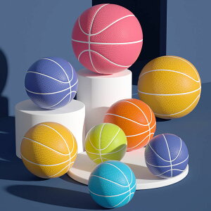 皮球兒童幼兒園專用小籃球輕音橡皮球拍拍球彈力球蹦蹦球軟皮玩具