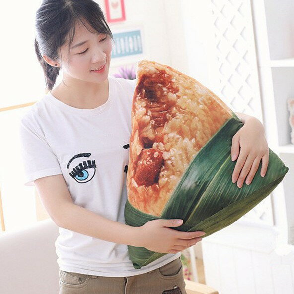 擬真粽子抱枕❗模擬公仔布娃娃毛絨端午節送男女朋友裡物玩偶枕頭搞怪肉粽