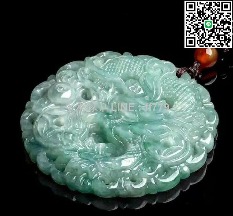 【卓越優選館】玉珮 天然翡翠A貨正品緬甸真翡翠富貴龍牌掛件吊墜玉牌男神禮物爆款
