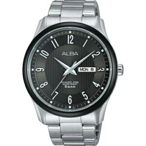 ALBA 雅柏錶-指定商品-城市簡約 時尚腕錶 VJ43-X022N(AV3261X1)-42mm-黑面鋼帶【刷卡回饋 分期0利率】
