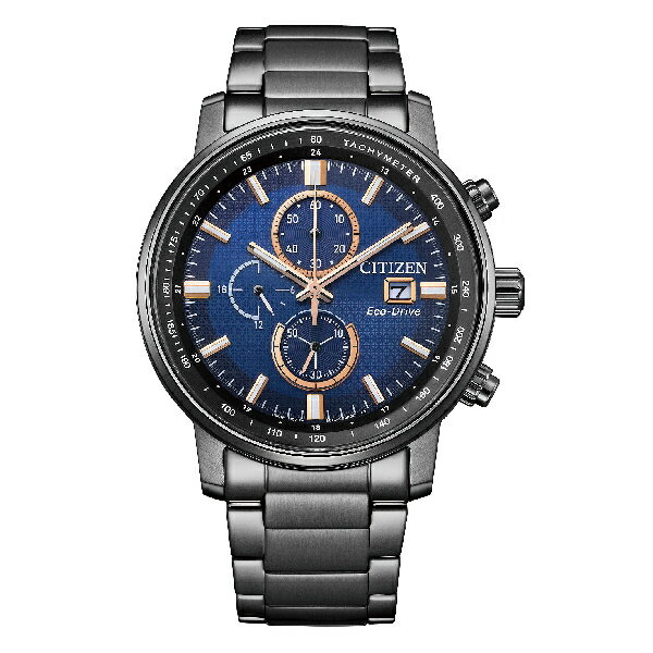 CITIZEN 星辰 Chronograph CA0845-83L 情人節推薦款亞洲限定 光動能計時碼錶時尚錶 藍 43mm｜樂天全館特惠中★指定刷卡回饋10%