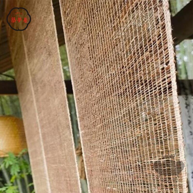 免運【免打孔茶室屏風宅配免運】隔斷裝飾簾古風窗簾掛布門簾透氣隔熱簾