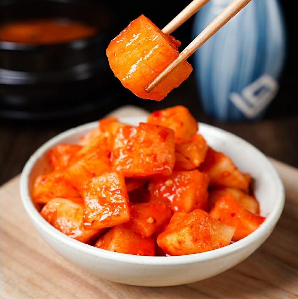 韓國進口 蘿蔔塊泡菜 500g