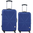 Gate9 米字英倫系列超值兩件組24吋+20吋輕硬殼旅行箱 / 行李箱