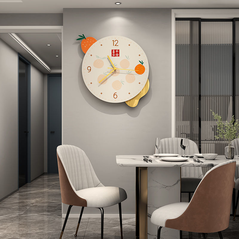 掛鐘客廳家用時尚2022新款現代簡約鐘表創意裝飾時鐘掛墻表裝飾畫