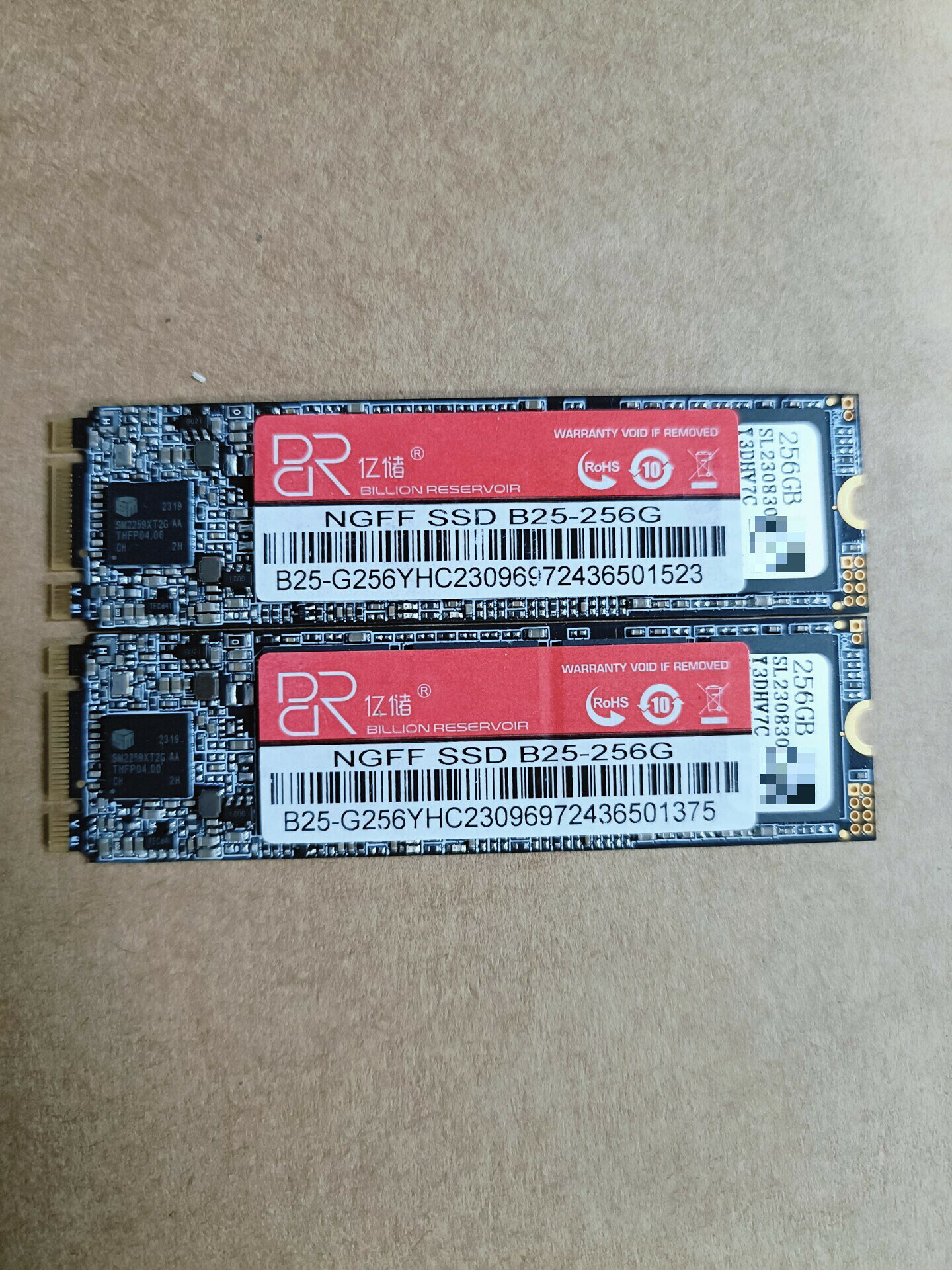 億儲256G M.2 SATA SSD 拆機二手固態硬碟 高速讀寫 健康度高 功能正常