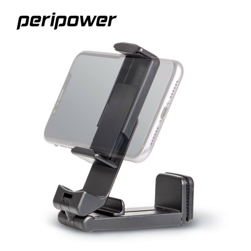 權世界@汽車用品 Peripower 旅行用攜帶式 360度迴轉 智慧型手機架 MT-AM07