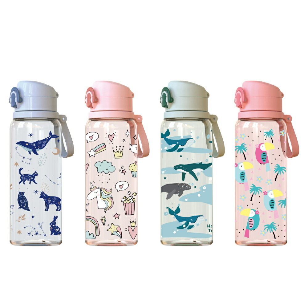 Home Tune 家音 兒童彈蓋直飲水壺 680ml 吸管 水杯 美國 兒童吸管運動水瓶 喝水杯 HT-2003