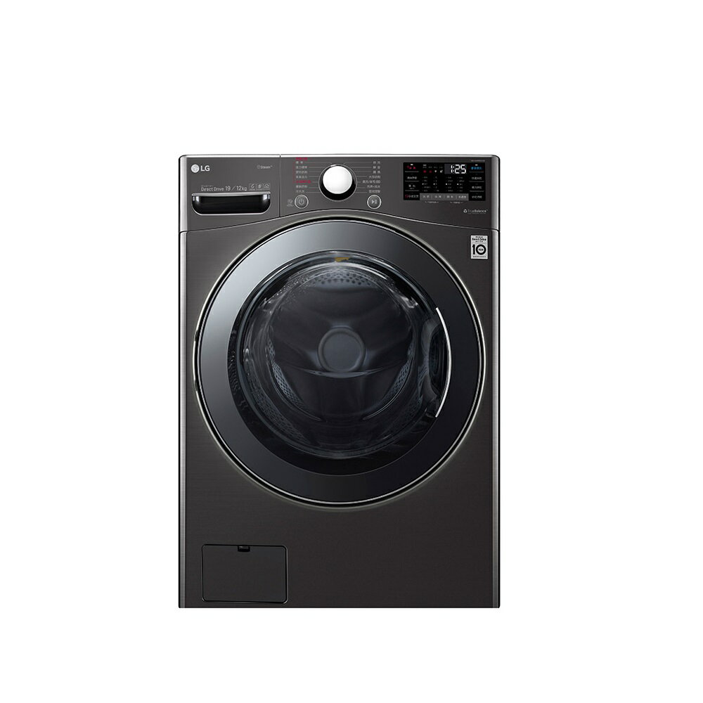 LG 19公斤 WiFi滾筒洗衣機(蒸洗脫烘) 尊爵黑 WD-S19VBS 【APP下單點數 加倍】