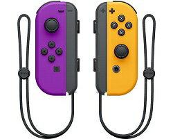 Nintendo Switch Joy-con(左右手套裝)黃色&藍色/綠色&粉紅/電光紅&電光藍/橙&紫 四色款