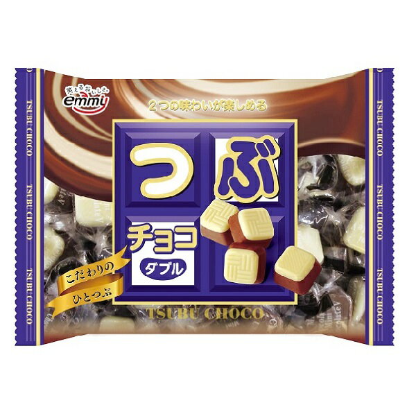 【江戶物語】(特價) EMMY 正榮 雙色可可風味糖 88g 可可塊 白可可 巧克力風味糖 TSUBU CHOCO