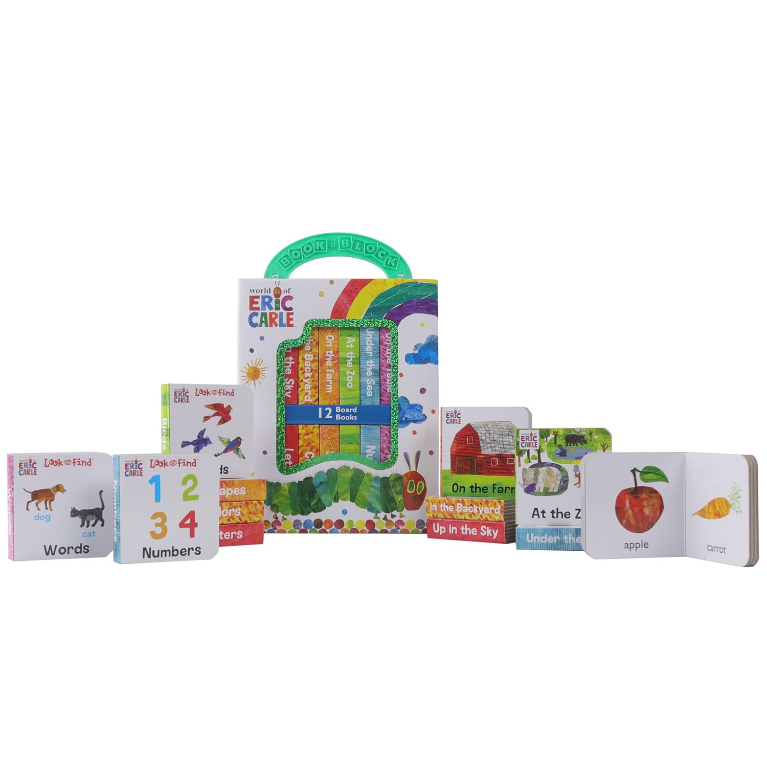 [6美國直購較長備貨] World of Eric Carle- My First Library Board Book Block Set 純英文紙板書 Board book 9781503723009