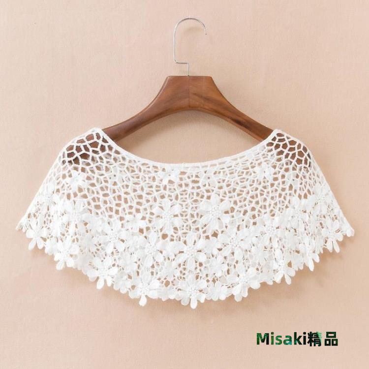 【熱賣精選】禮服披肩 蕾絲鏤空開衫長袖短款旗袍連衣裙外搭小坎肩伴娘禮服披肩小外套大 OB8551-Misaki精品