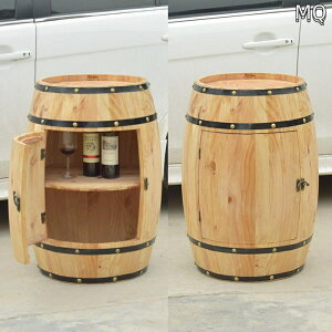 全新 橡木桶酒櫃裝飾啤酒桶木質紅酒葡萄酒桶酒吧展會開門儲物酒桶