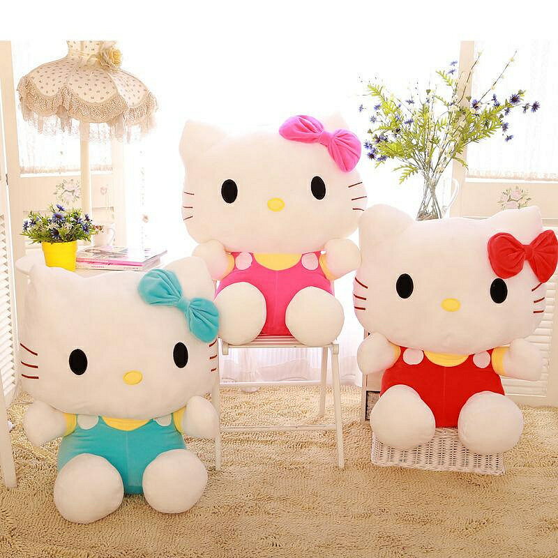 KT貓毛絨玩具公仔禮品甜點貓公仔可愛貓咪生日禮物玩偶抱枕 玩偶/生日/情人/聖誕禮物/毛絨娃娃/抱枕娃娃