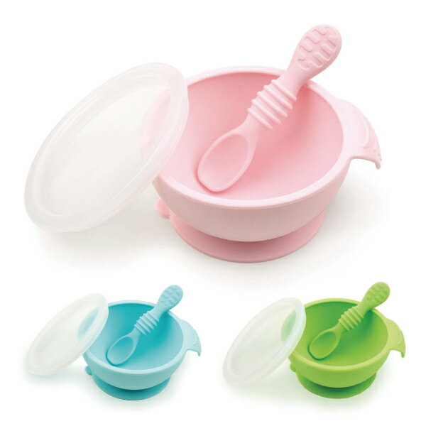 美國 Bumkins 寶寶矽膠吸盤餐碗組|幼兒餐具|防滑餐碗/吸盤碗 (7色可選)