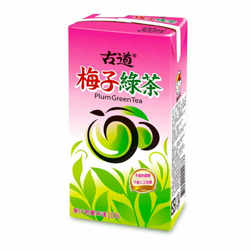 古道梅子綠茶300ml*6【愛買】