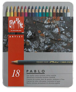 瑞士Caran dAche卡達 專家級PABLO油性18色彩色鉛筆*666.318