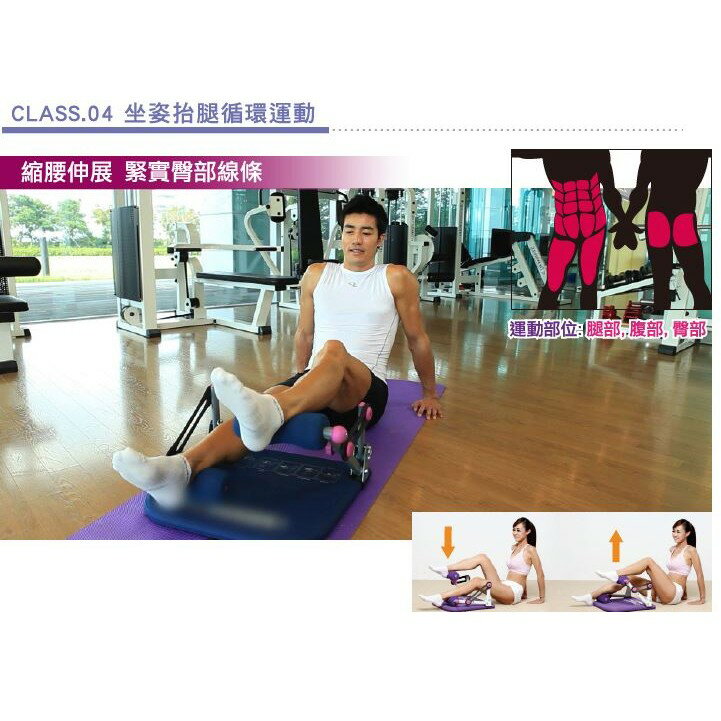 強生 CS-622 六塊腹肌 健身器 SIX 打造專屬人魚線 九合一運動部位,一機抵多機【大自在運動休閒精品店】 7