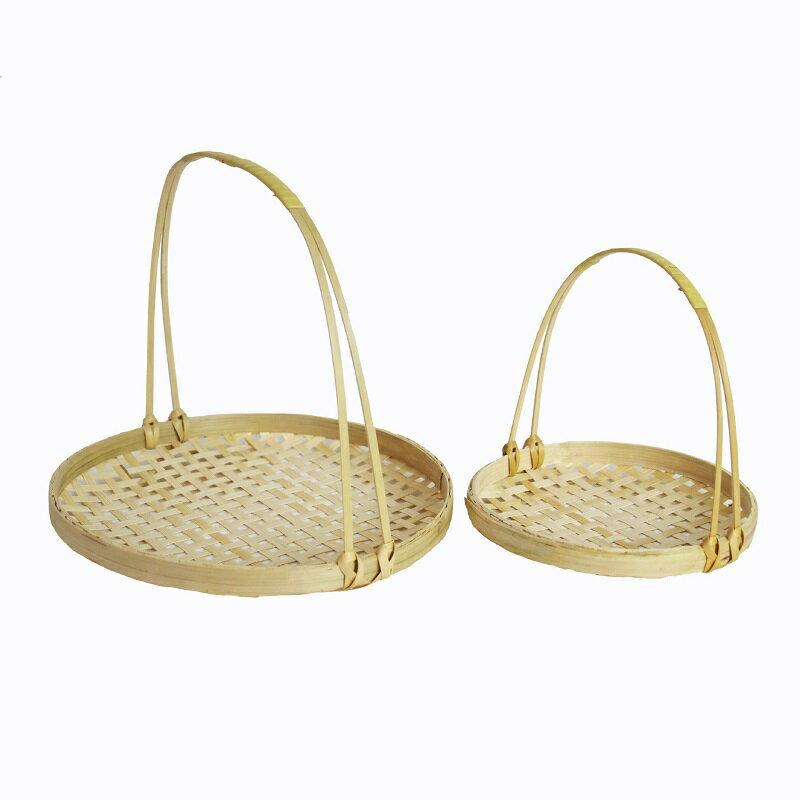 Thread 樣專用 竹籃子？ 竹製物 2 點 花器 古美術
