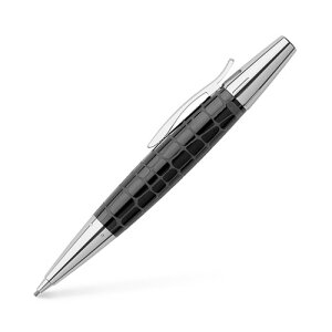 【FABER-CASTELL】輝柏 E-MOTION系列 鱷魚紋黑色筆桿 1.4mm 旋轉鉛筆 / 支 138350